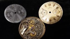 ZENITH: Rarissimo movimento watch CHRONO 156  + 2 dial originali