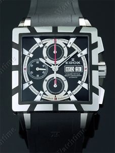 EDOX MEN CLASSE ROYALE GRAND AUTOMATIC CHRONOGRAPH DAY-DATE SAPPHIRE