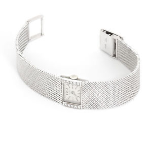 PATEK PHILLIPPE Diamond and White Gold Watch