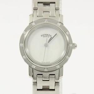 Authentic HERMES CL4.230 Clipper 12P Quartz  #260-001-488-3644