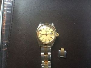 rolex acciaio oro vintage donna