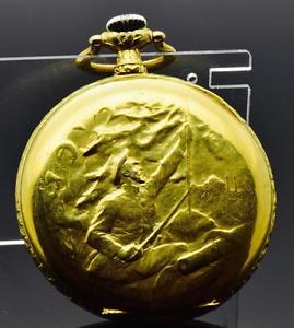 MUSEUM antique Imperial Russian military Officers award pocket watch.Nicholas II