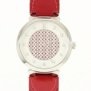 Authentic LOUIS VUITTON Q1G00 Tambour 11P Quartz  #260-001-489-7733
