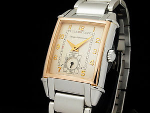 Auth GIRARD-PERREGAUX Vintage 2594 K18YG/SS Auto Men's Watch(S A48144)