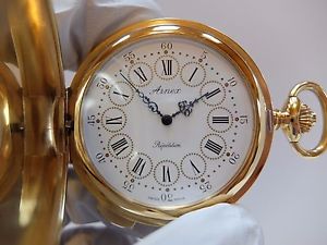 VINTAGE 5 MINUTE REPEATER POCKET WATCH (WATCH VIDEO)