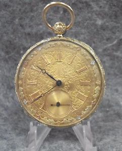 Antique 18kt Gold Arnold Key Wind Pocket Watch