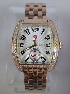 NEW Michele Urban Mini Two Tone Yellow & Rose Gold Watch & Band  MW02A01G9001