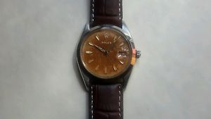 ROLEX ORIGINAL VINTAGE PRECISION GILT TROPICAL DIAL /ROULET