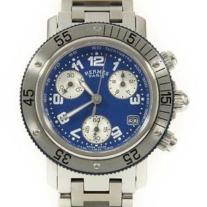 Authentic HERMES CL2.317 Clipper Diver Chronograph Quartz  #260-001-723-0391