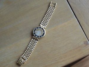 Gents   SARCAR GENEVE SWISS 18ct solid gold /  diamond wristwatch