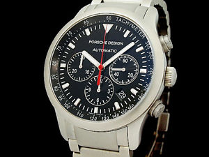 Auth PORSCHE DESIGN Dashboard Chronograph 6612 / 10-1 Auto Men's Watch(S A48134)