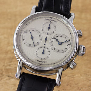 CHRONOSWISS KAIROS CHRONOGRAPH AUTOMATIK STAHL CH7523 GLASBODEN VP: 6100,- €