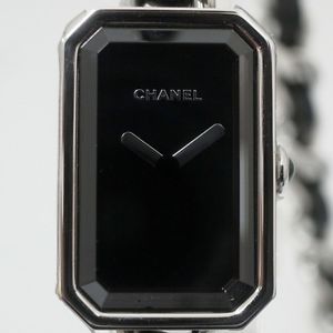Auth Chanel Premiere lock Women's Quartz SS box&warranty 140953