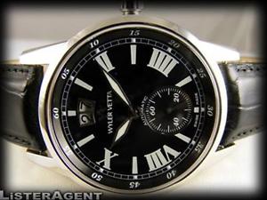 WYLER VETTA  AUT Stahl schwarz Ref. 8116470018 . NEU!