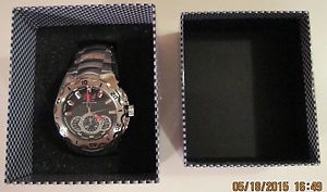 $1,249. MSRP 32 Degrees Glacial Steel Chronograph Model 1228M new men's watch