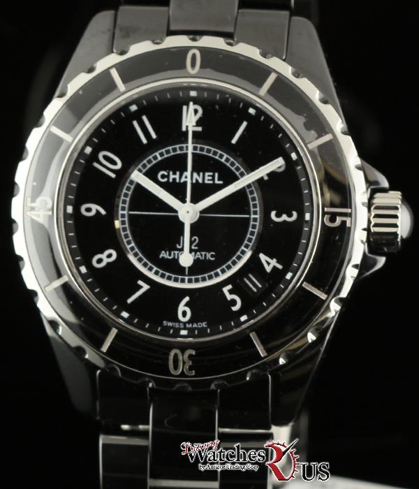 Chanel NEW J12 H0685 38mm Automatic Black Ceramic Automatic Box & Papers #CH1