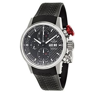 Edox Men's Chronorally Automatic Swiss Mechanical Automatic Watch 01116-3PR-NIN