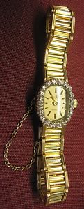 Ladies 14k Solid Gold ANDRE' PAILET WATCH - BEAUTIFUL