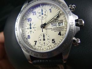 Fortis Mens 630.10.12 L01 Official Cosmonauts Automatic Chronograph Leather Date