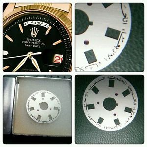 RARE ROLEX DISC ARAB ARABIC WRITTEN DAY DATE PARTS VINTAGE 1803  parts