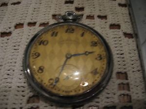 CHRONOMETRE UNION S.A. SOLEURE NICKEL CHROME ca.1920