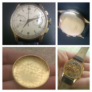 Zenith Cronografo Cal. 156 ORO 18 KT VINTAGE