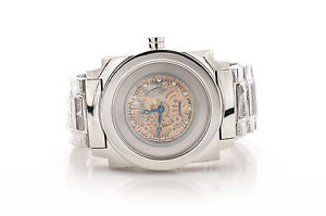 WORKING Automatic Dunamis Stainless Steel Watch Hubris For Parts 47MM