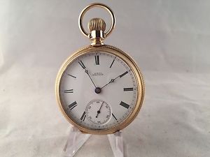 Stunning 18 Size Waltham Appleton Tracy Solid 14k Case