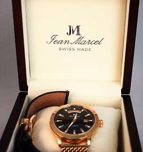 Jean Marcel Semper Gold Men's watch with day / date feature, 2 bands