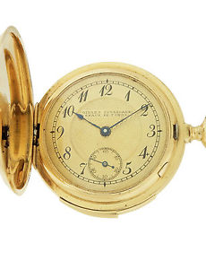 Girard-Perregaux Minute Repeater 18K YG Hunter Pocket Watch, smallest cal. prod