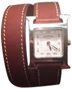 Hermés Stainless Steel "Heure H" Watch ca. 2010-2013