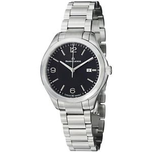 Maurice Lacroix Miros Ladies Black Dial Stainless Steel Watch MI1014-SS002-330