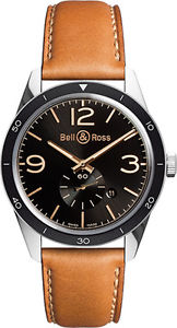 BRAND NEW AUTHENTIC BELL & ROSS VINTAGE MENS WATCH | BR-123-GOLDEN-HERITAGE
