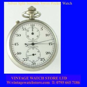 P Oona & Sons of Madras & Rangoon Chronograph Split Seconds Stop Watch 1910