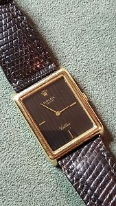Fine 18kt gold Mens CELLINI DRESS WATCH . CLASSIC.