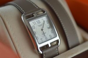 AUTH Hermès CAPE COD GM Auto CC1.710 Double Tour Watch