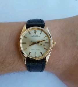 ROLEX 1002 GOLD 18KT OVETTO ORO CAL.1560 MEN CONDIZIONI NOS del 1960