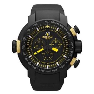Zodiac Mens ZO8559 Analog Display Swiss Quartz Black Watch