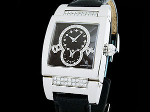 de GRISOGONO Instrument Martino Dual Time Diamond K18WG Lady's Watch(S A47374)