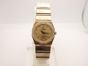 CONCORD MARINER SOLID 14kt YELLOW GOLD & DIAMOND QUARTZ WATCH  58.5gr   2.060oz