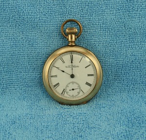 American Waltham Watch Co 14k Gold Pocket Watch 1892 18s 15J ESTATE SALE