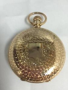 Mint Condition 1885 Illinois Watch Co. Pocket Watch 80g 18k Gold