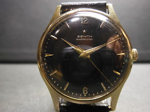 RARE ZENITH BUMPER JUMBO CAL. 133 VINTAGE AUTOMATIC YELLOW GOLD 18KT  WRISTWATCH