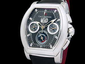 Auth Carl F. Bucherer Patravi Tonneau 10,615.08 SS Auto Men's Watch(S A48196)