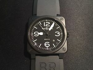 Bell & Ross BR03-92 42mm Carbon PVD Black Steel Automatic Excellent