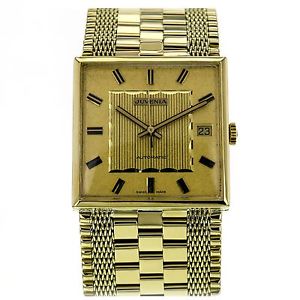 Juvenia Yellow Gold Automatic Gold Dial Unisex Watch 1318816