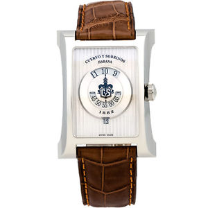 Curevo Y Sobrinos Esplendidos 1882 Jumping Hour Watch – 2412.82  - MSRP $3,600