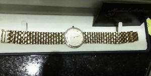 Men's Michael Anthony 14kt gold watch