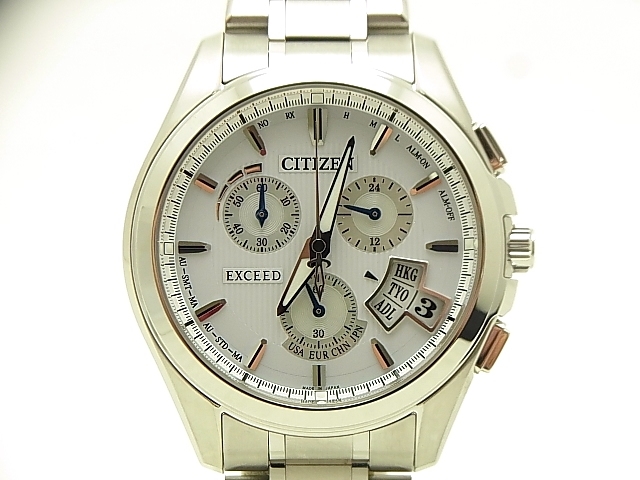 Used[A] Watch CITIZEN EBS74-5101 Radio clock White / Silver TI O0K