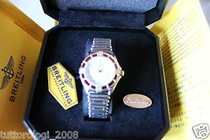 BREITLING LADY J REF D52065 SCATOLA E GARANZIA  MAI INDOSSATO ENTRA E VEDI